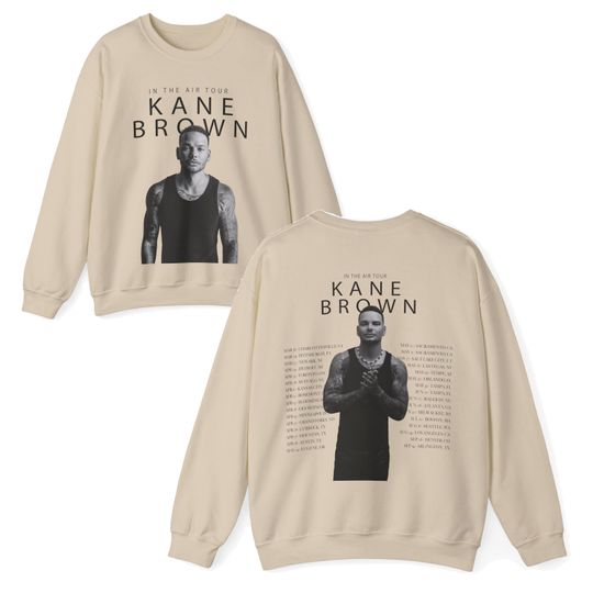 In The Air TOUR (Kane Brown 2024) Double Sided Sweatshirt