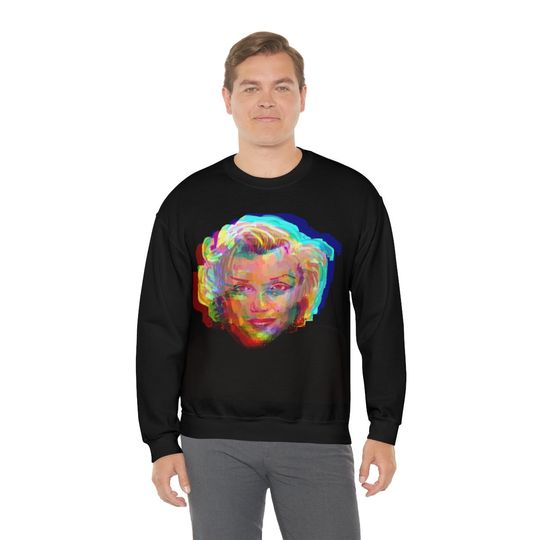 Chromatic Marilyn Monroe Unisex Heavy Blend Crewneck Sweatshirt