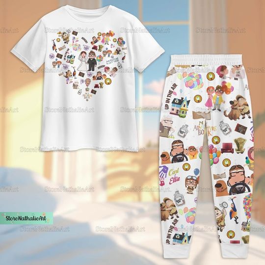 His Carl Her Ellie Pajamas, Carl And Ellie Pajamas, Disney Couple Pajamas