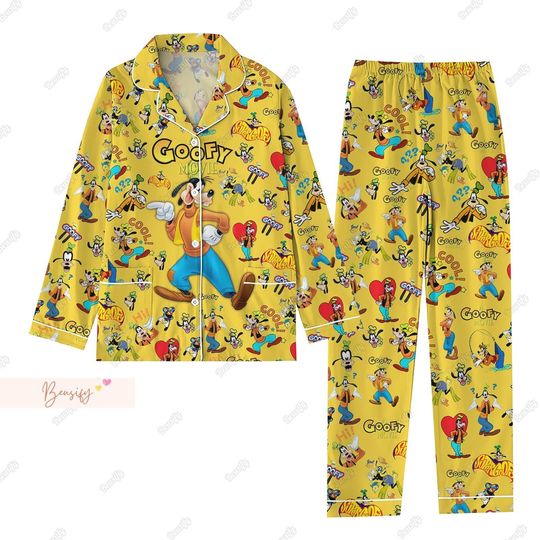 Goofy Dog Pajamas Set, Goofy Pajamas, Disney Goofy Holiday Pajamas