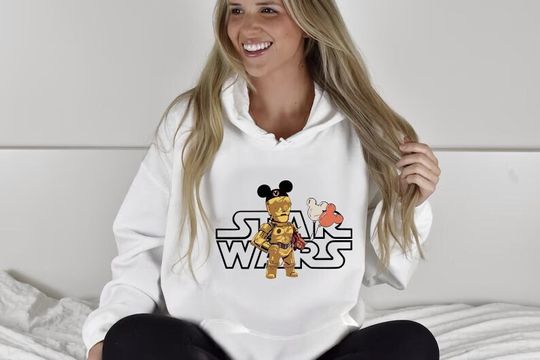 Star Wars Character Hoodie, Disney Star Wars Hoodie, Disney Hoodie