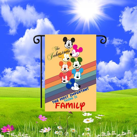 Discover Personalized So Many Mickey's, Disney Yard Flag