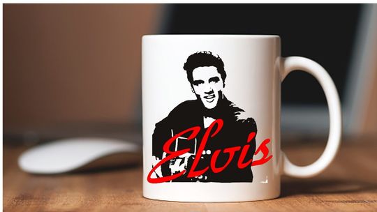 Elvis Presley mug jailhouse rock music gift present idea