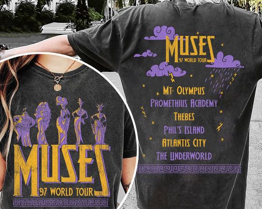 The Muses Tee, Hercules Diva Shirt, 2024 Family Trip T-shirt