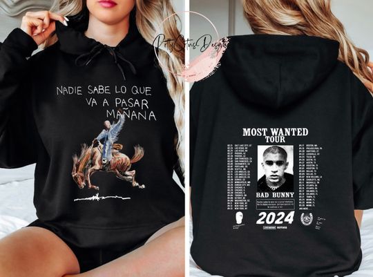 Bad Bunny New Album Nadie Sabe Lo Que Va Pasar Manana Hoodie