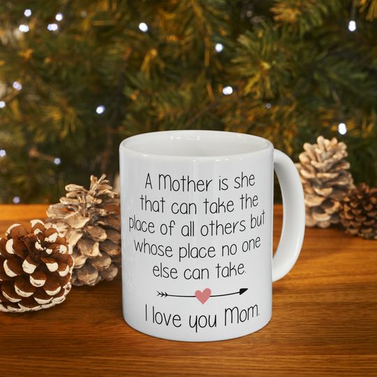 I love you mom - Coffee Mug for Mother's day