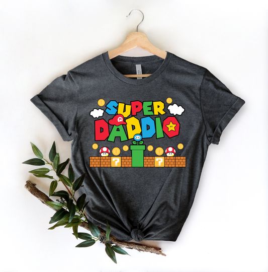 Super Daddio Game Shirt, New Dad Shirt, Dad Shirt