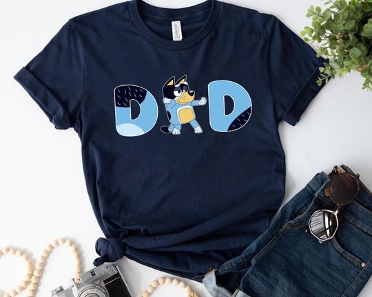 Discover BlueyDad Dad Shirt, BlueyDad Birthday Shirt, BlueyDad Family Shirt