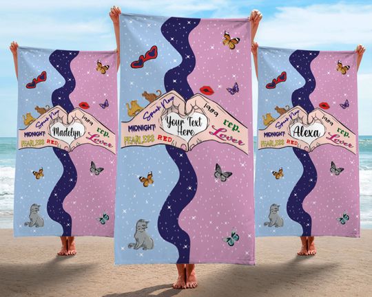 Beautiful Images Towel, Valentine's Day, Concert Towel