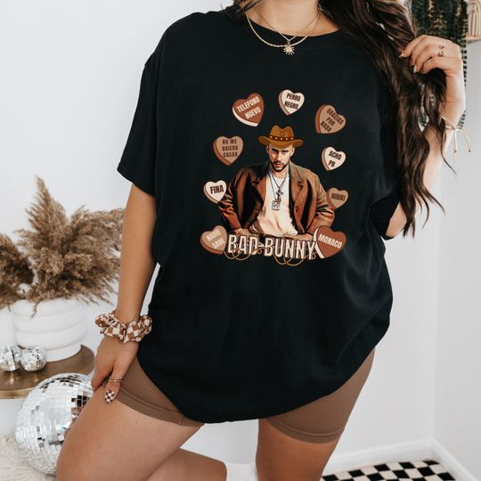 Discover Bad Bunny T-Shirt, Vintage Graphic T-Shirt, Bad Bunny Vintage Tee Bad Bunny Merch