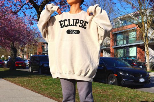 Total Solar Eclipse 2024 Sweatshirt