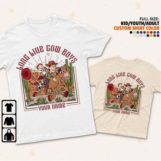 Discover Personalized Jessie And Woody Disney Shirt, Disney Family Matching Shirt