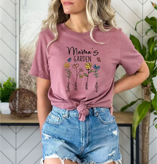 Custom Mothers Day Shirt, Personalized Mom Gift, Mothers Day Gift