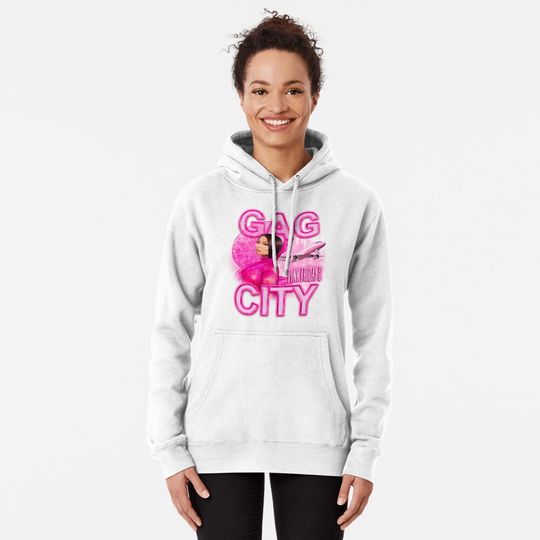 Discover Nicki Minaj Queen of Rap in Gag City Pullover Hoodie