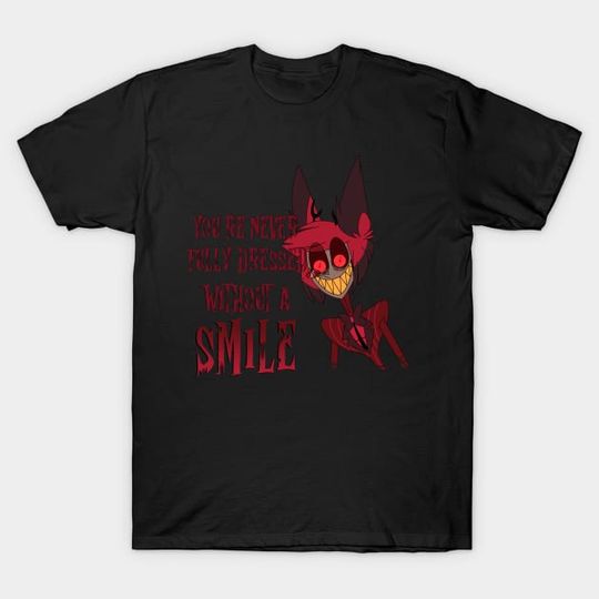 Discover Smile My Dear Hazbin Hotel Shirt, Hazbin Hotel Movie Fan Gift