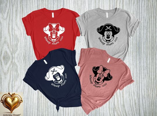 Custom Family Cruise Vacation Shirt, Disney Pirates 2024 Shirt