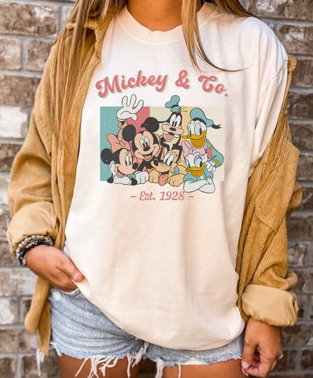 Discover Comfort Colors Mickey & Co 1928 Tshirt