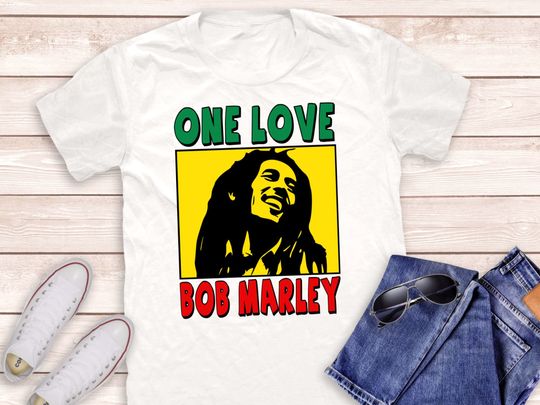 Bob Marley One Love T-Shirt, Bob Marley Shirt, Bob Marley Movie T-Shirt