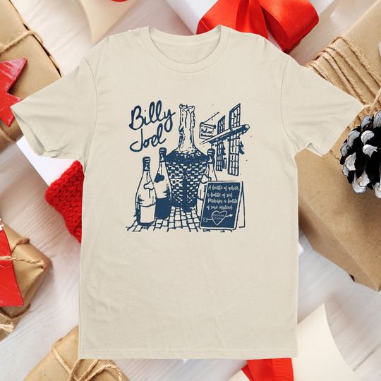 Vintage Billy Joel Concert Crewneck Unisex T-Shirt