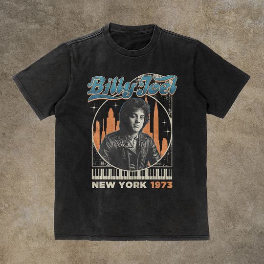 Discover Vintage Billy Joel 1973 New York State Shirt