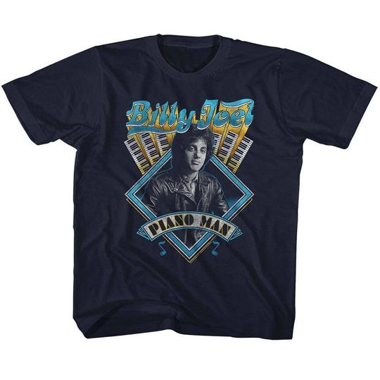 Billy Joel Navy Youth T-Shirt