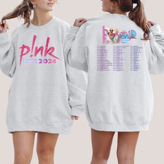 Discover P!nk Singer Summer Carnival 2024 Tour Shirt, Pink Fan Lovers Shirt