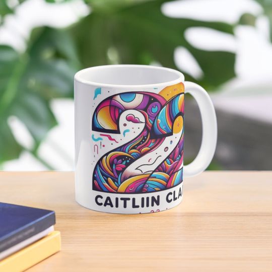 Caitlin Clark Jersey Number 22 Coffee Mug