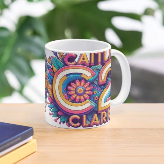 Discover Caitlin Clark Jersey Number 22 Coffee Mug