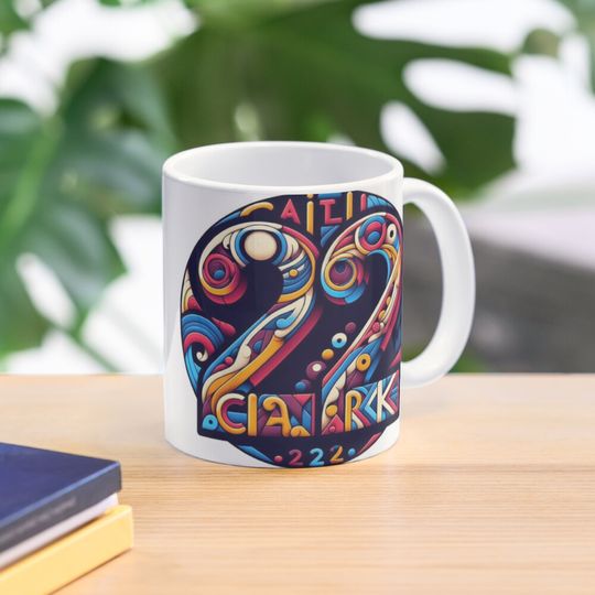 Caitlin Clark Jersey Number 22 Coffee Mug