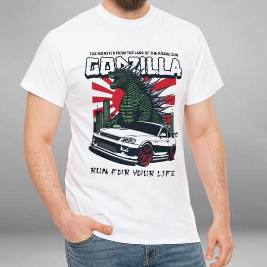 King Of Monster god zilla Vintage - Retro Movie Poster Shirt