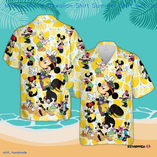 Mickey Minnie Hawaiian Shirt Summer Shirt
