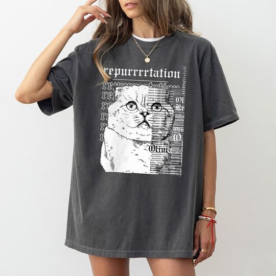 Vintage Reputation Cat Shirt, Reputation Karma T Shirt