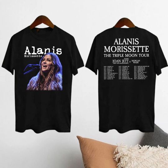 Discover 2024 Alanis Morissette The Triple Moon Tour Tshirt