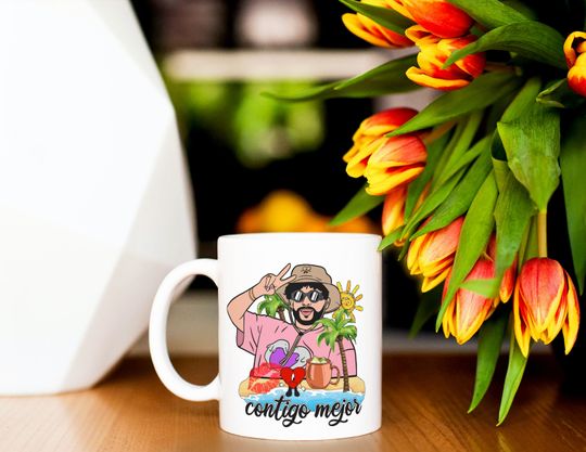 Bad bunny Coffee Mug - Bad Bunny merch