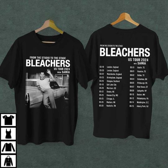 Discover Bleachers Us Tour With Samia 2024 Tshirt
