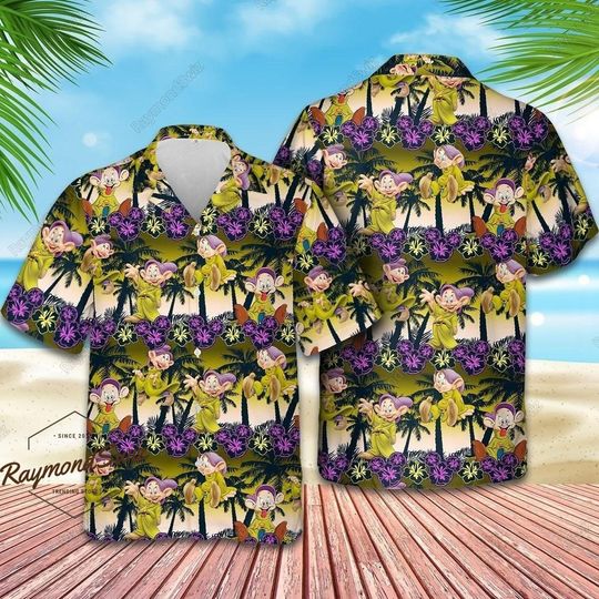 Discover Disney Dopey Hawaiian Shirt, Dopey Beach Shirt, Dopey Vacation Shirt