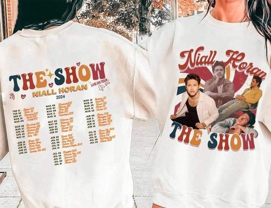 Discover Vintage Niall Horan The Show Live On Tour 2024 T Shirt