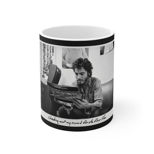 The Boss - first album | Ceramic Mug 11oz | Bruce Springsteen | Asbury Park N.J. | Rock Music | rock n roll