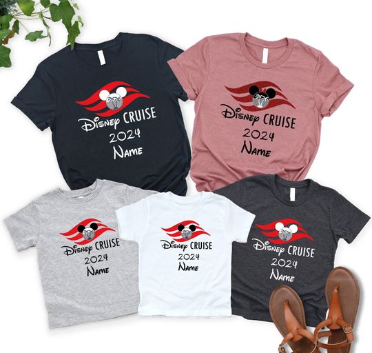 Disney Family Cruise Vacation Shirts, Disney Matching Shirts,  Disney Cruise Trip Shirts, Disneyland 2024 Shirt