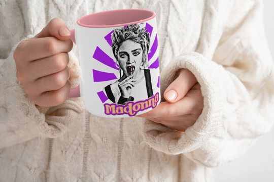Madonna Ceramic Mug Coffee Mugs, Birthday Gift,Music Gifts