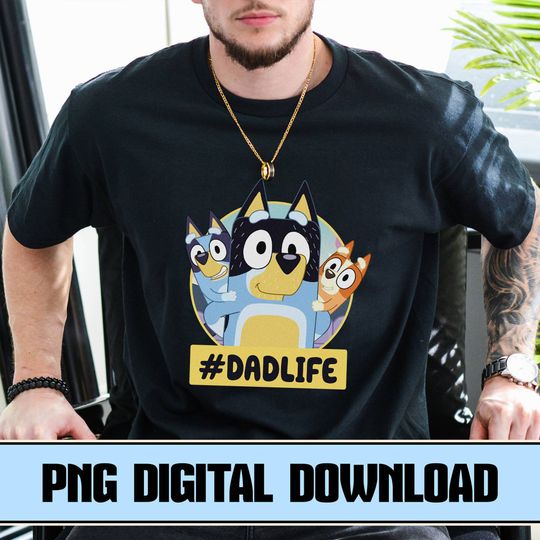 BlueyDad Bandit Dad Life Shirt | BlueyDad Dad Fathers Day