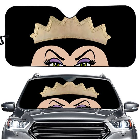 Evil Queen Villains Disney Car Sun Shade