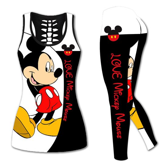 Disney Halloween Hollow Tank Top Legging Sets