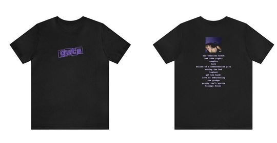 Olivia Rodrigo Guts Tour 2024 Shirt, Olivia Rodrigo Double Sided Shirt