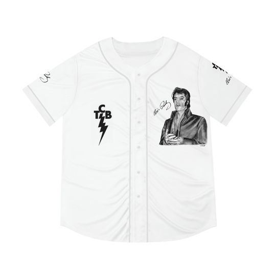 The King Rock And Roll Elvis Presley Baseball Jersey