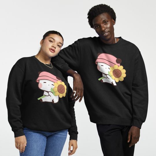 Discover Dudu Gives Bubu Sunflower Bubu Loves Flowers Sweatshirt