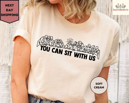 You Can Sit With Us Shirt, Christian Shirt, Jesus Shirt