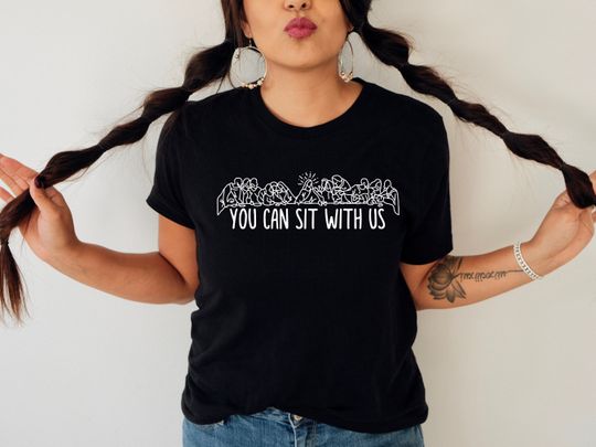 You Can Sit With Us, Christian T-Shirt, Religious Gift, Jesus Shirt