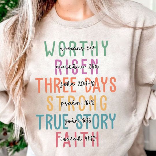 Easter Christian Sweatshirt, A Lot can Happen in 3 Days Sweatshirt