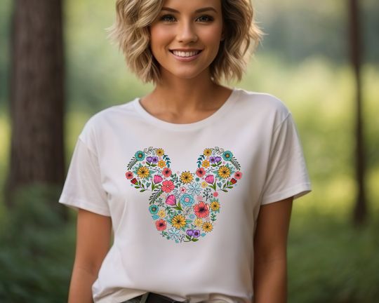 Discover Flower Mickey Shirt, Flower And Garden Festival Shirt, Disney Ears Shirts